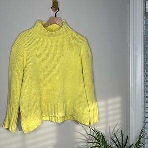 Philosophy Bright Yellow Cowl Neck Sweater